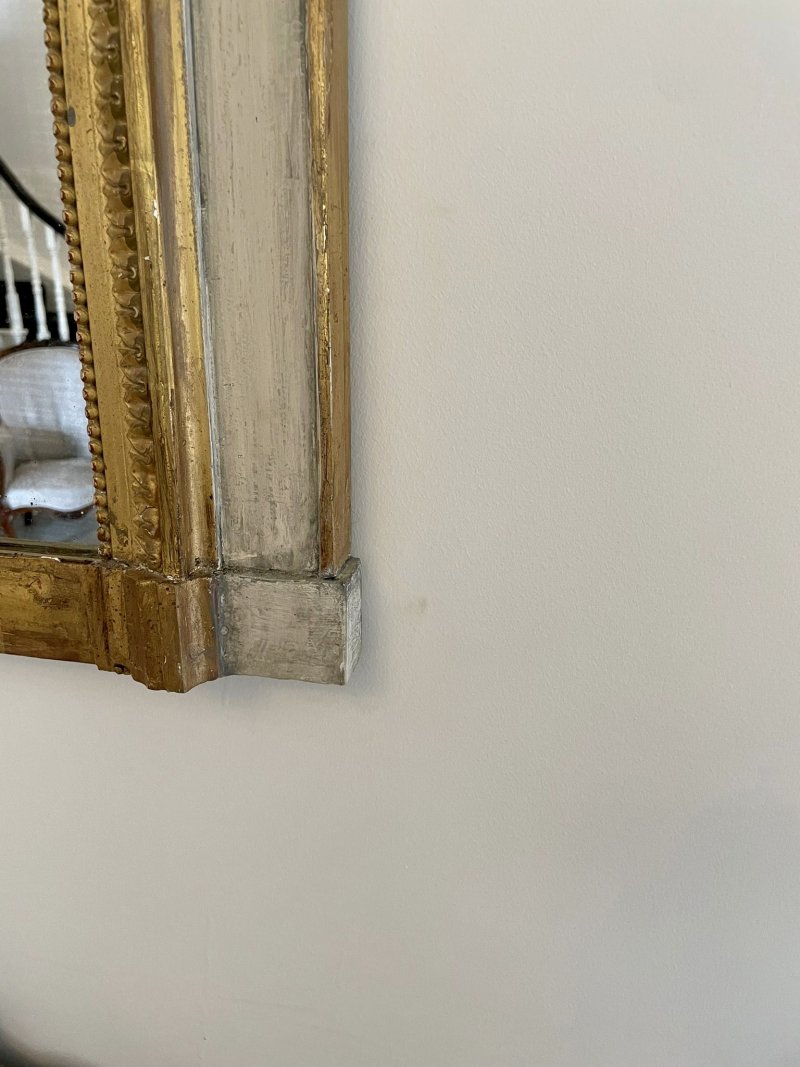 Large Antique Victorian Quality Giltwood and White Painted Overmantle Mirror - Image 10